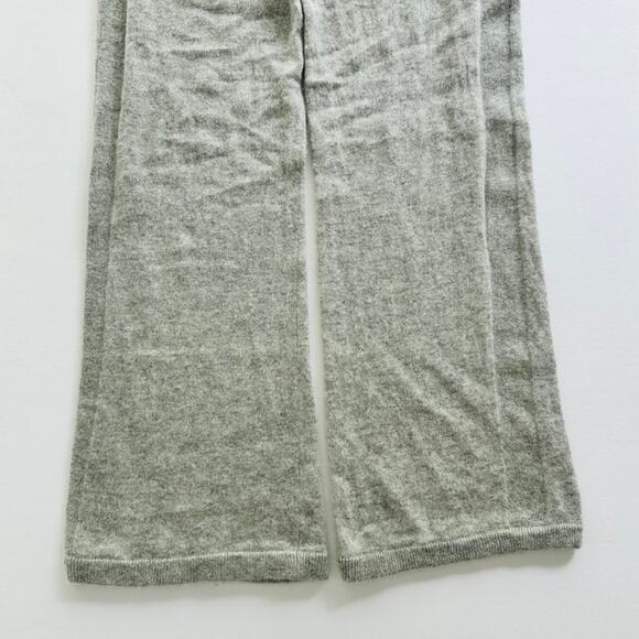 Sofia Cashmere Wide Leg Cashmere Drawstring Pants Grey Size Large Comfort - Picture 6 of 8
